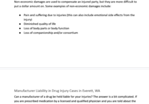 Everett Drug Injury Lawyers